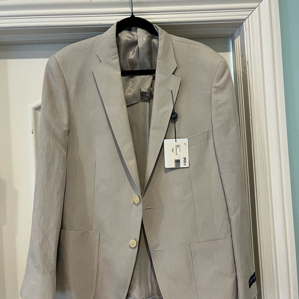 Men's Coppley Light Beige Blazer 40R
